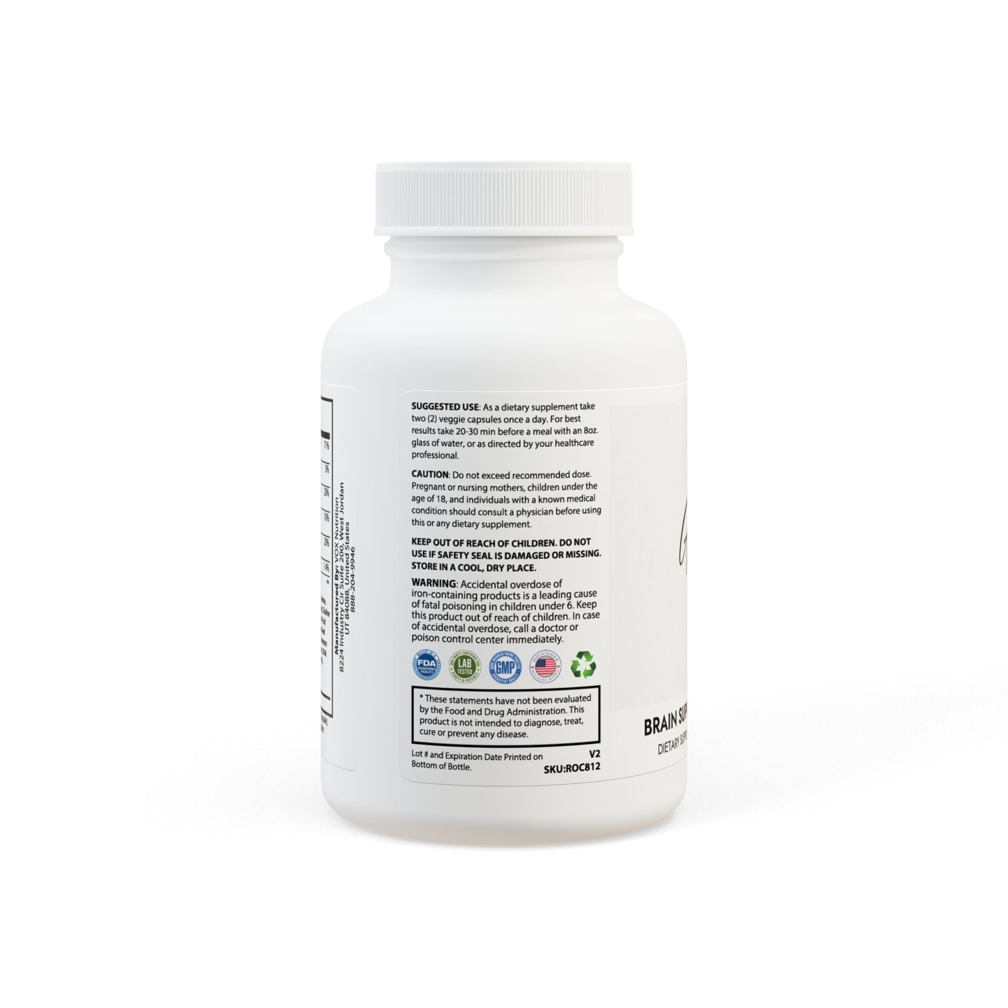 G Skin Brain Support Complex Supplement (60 Capsules)