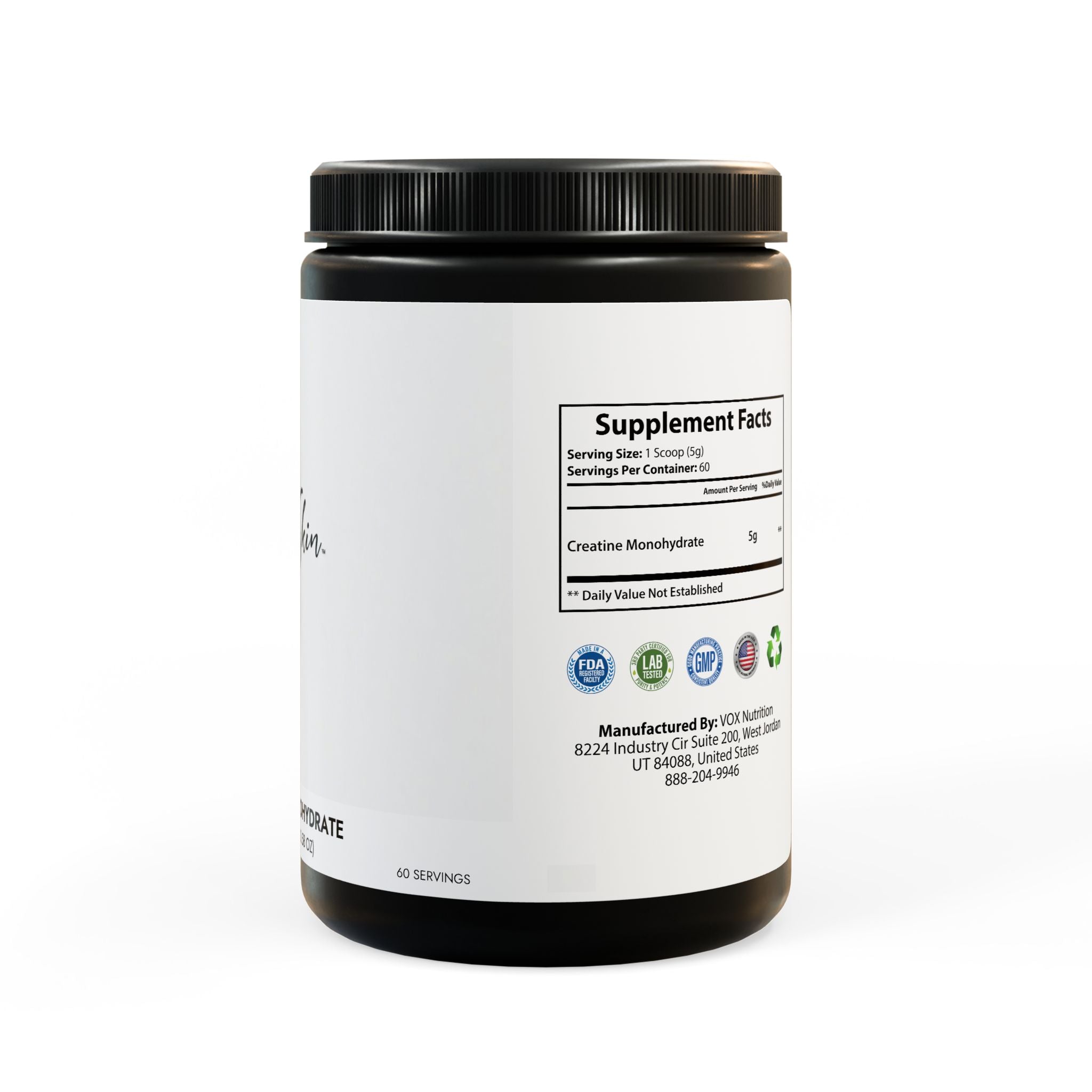 G Skin Creatine Monohydrate Supplement (300g, 10.58oz)