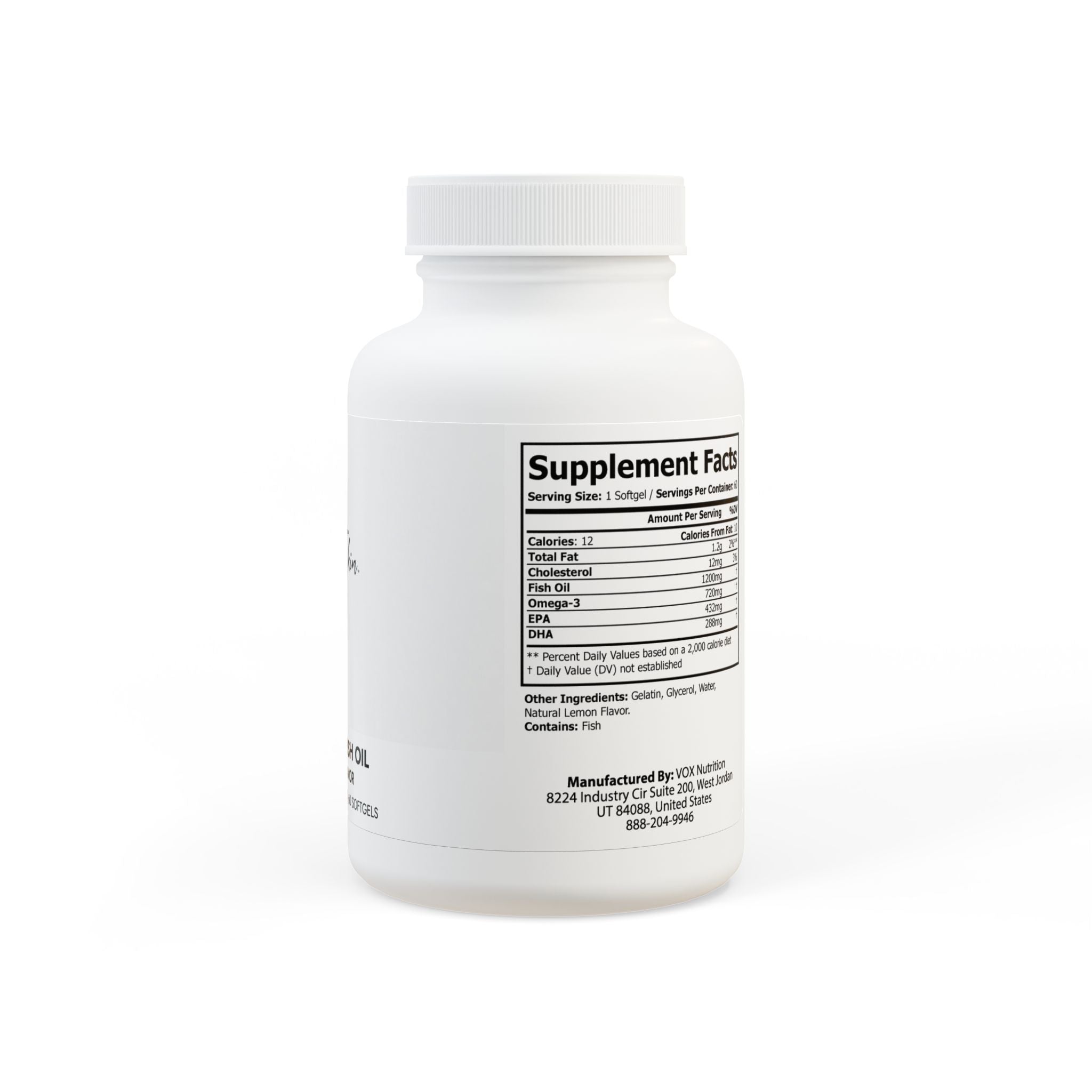 G Skin Omega 3 Fish Oil Supplement (60 Softgels)