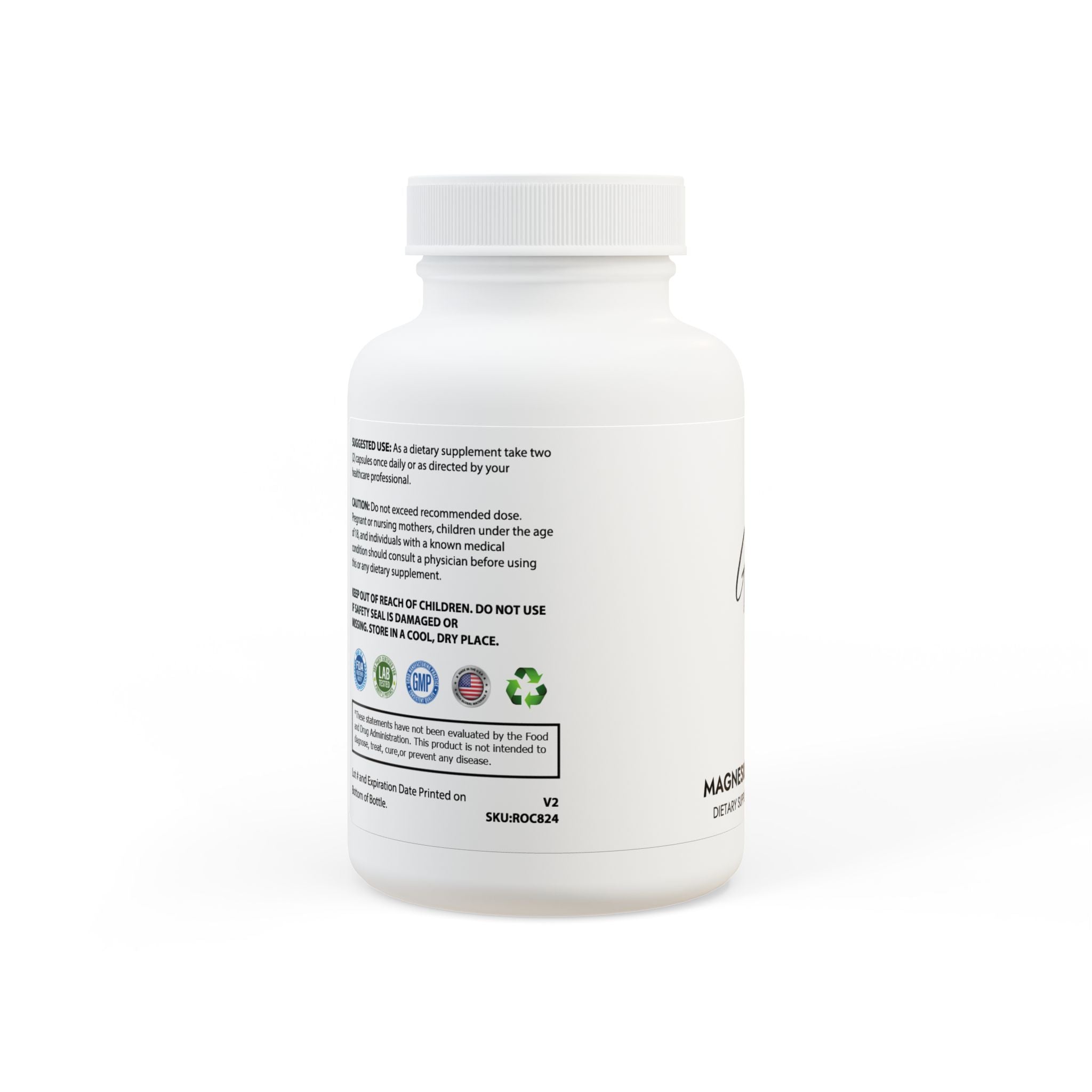 G Skin Magnesium Glycinate Supplement (60 Capsules)