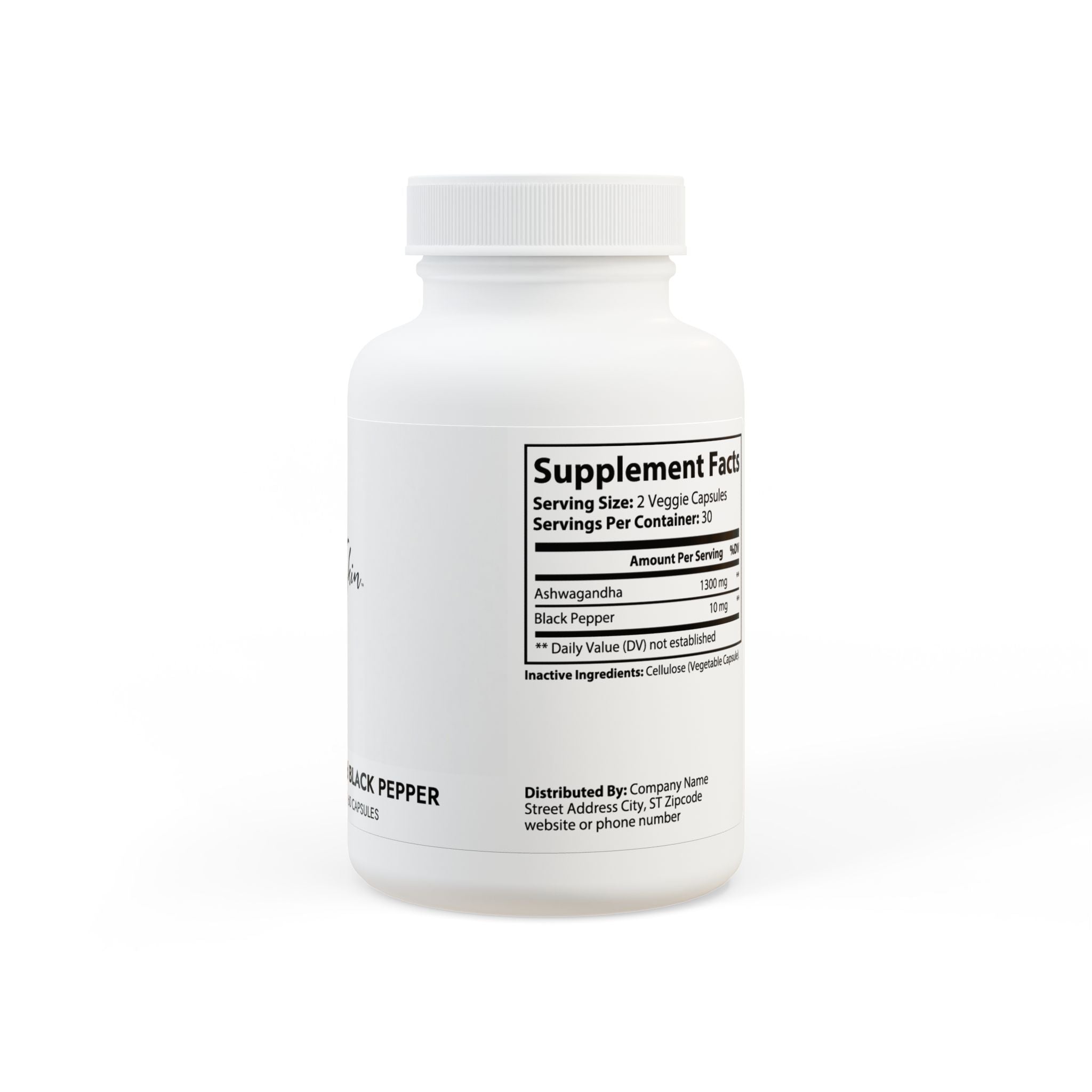 G Skin Ashwagandha and Black Pepper Supplement (60 capsules)
