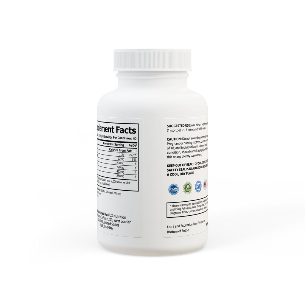 G Skin Omega 3 Fish Oil Supplement (60 Softgels)