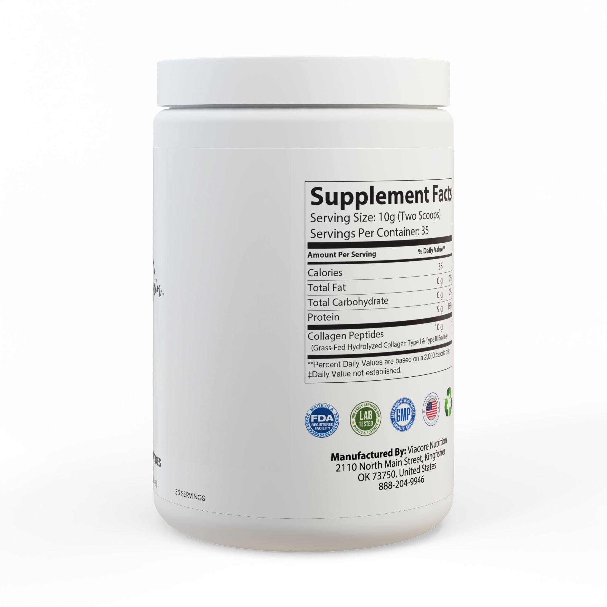 G Skin Collagen Peptides Type I & III Supplement (350g, 12.3oz)