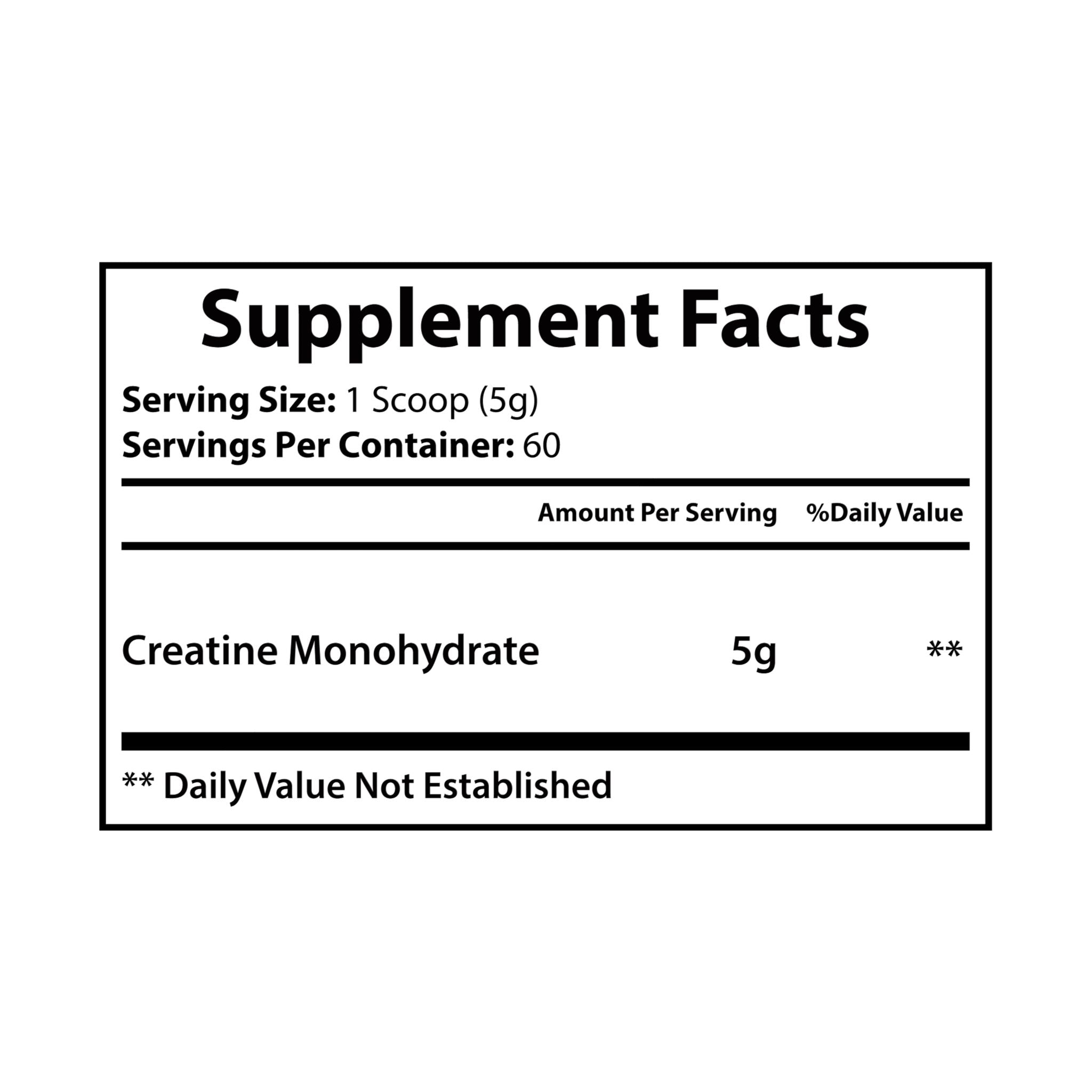 G Skin Creatine Monohydrate Supplement (300g, 10.58oz)