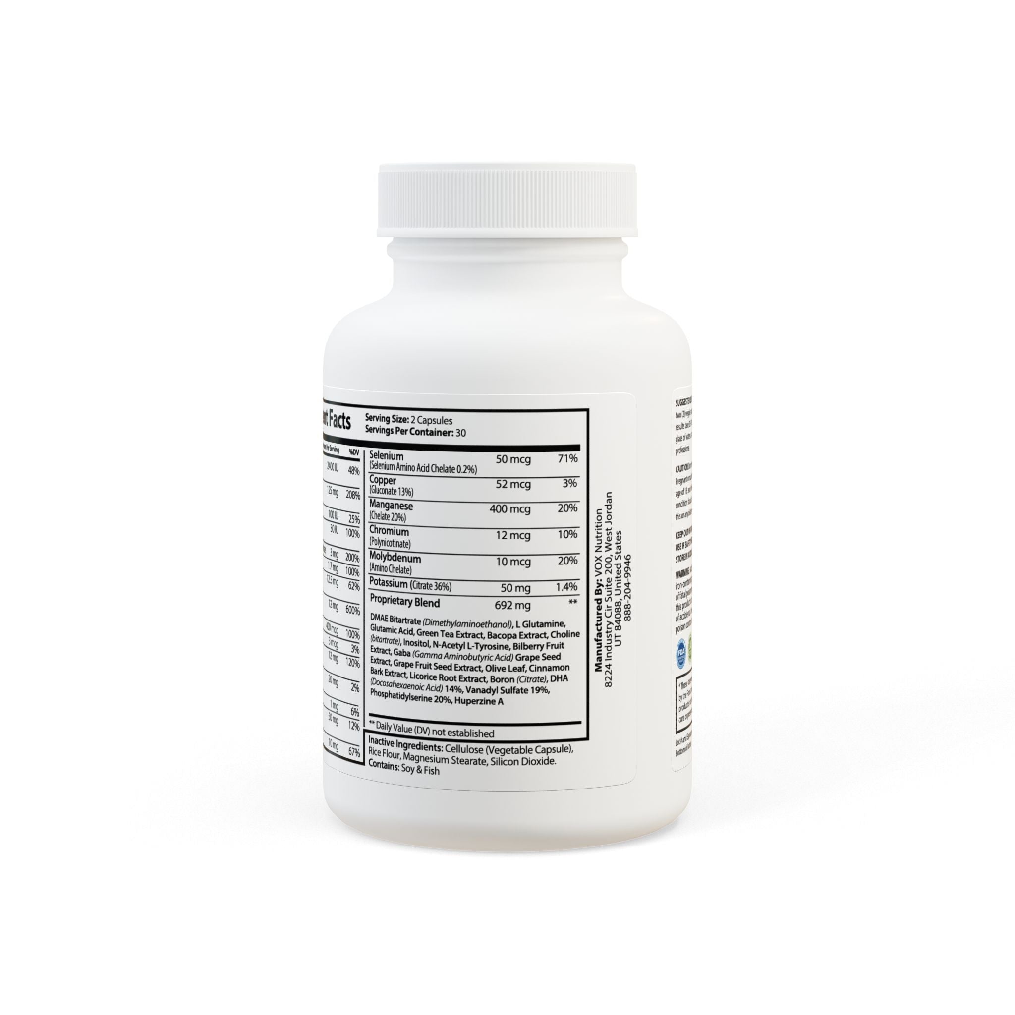 G Skin Brain Support Complex Supplement (60 Capsules)