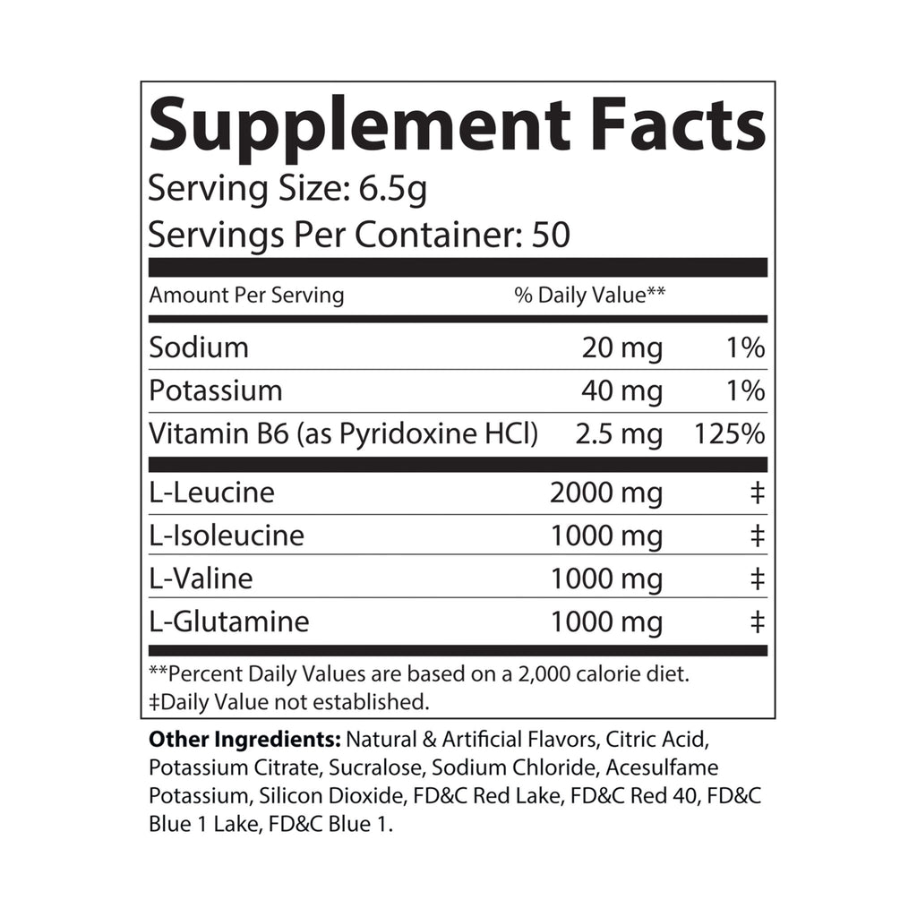 G Skin BCAA Supplement, Grape (325g, 11.46oz, 50 servings)
