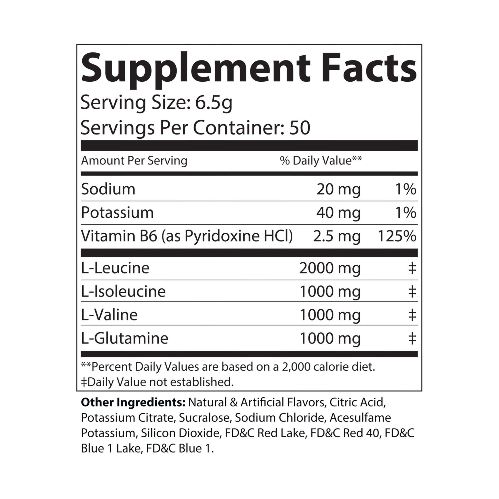 G Skin BCAA Supplement, Grape (325g, 11.46oz, 50 servings)