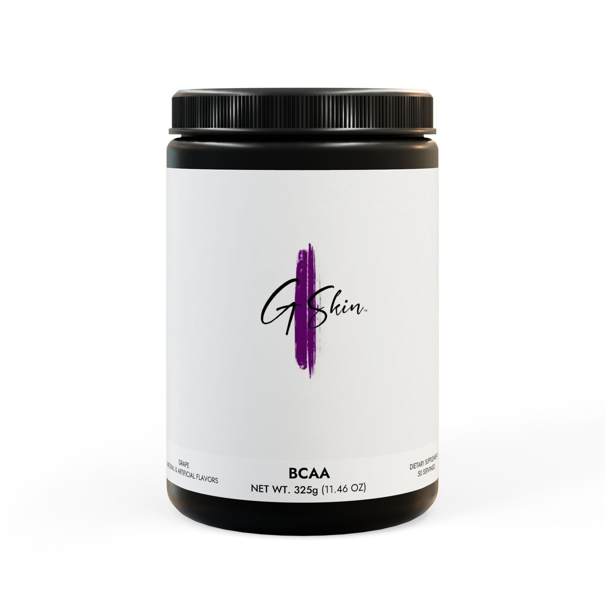 G Skin BCAA Supplement, Grape (325g, 11.46oz, 50 servings)