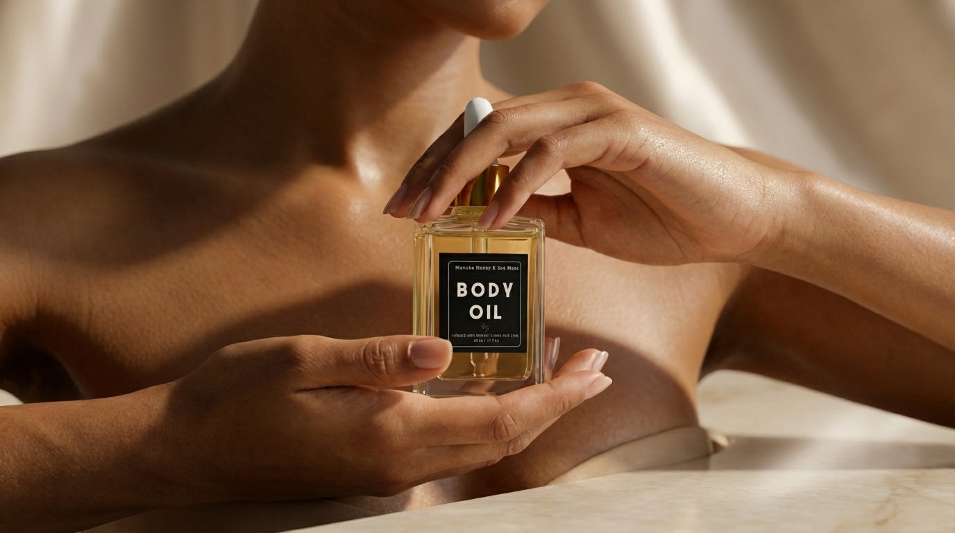 Manuka Honey, Lime, Sea Moss Post-Shave Oil