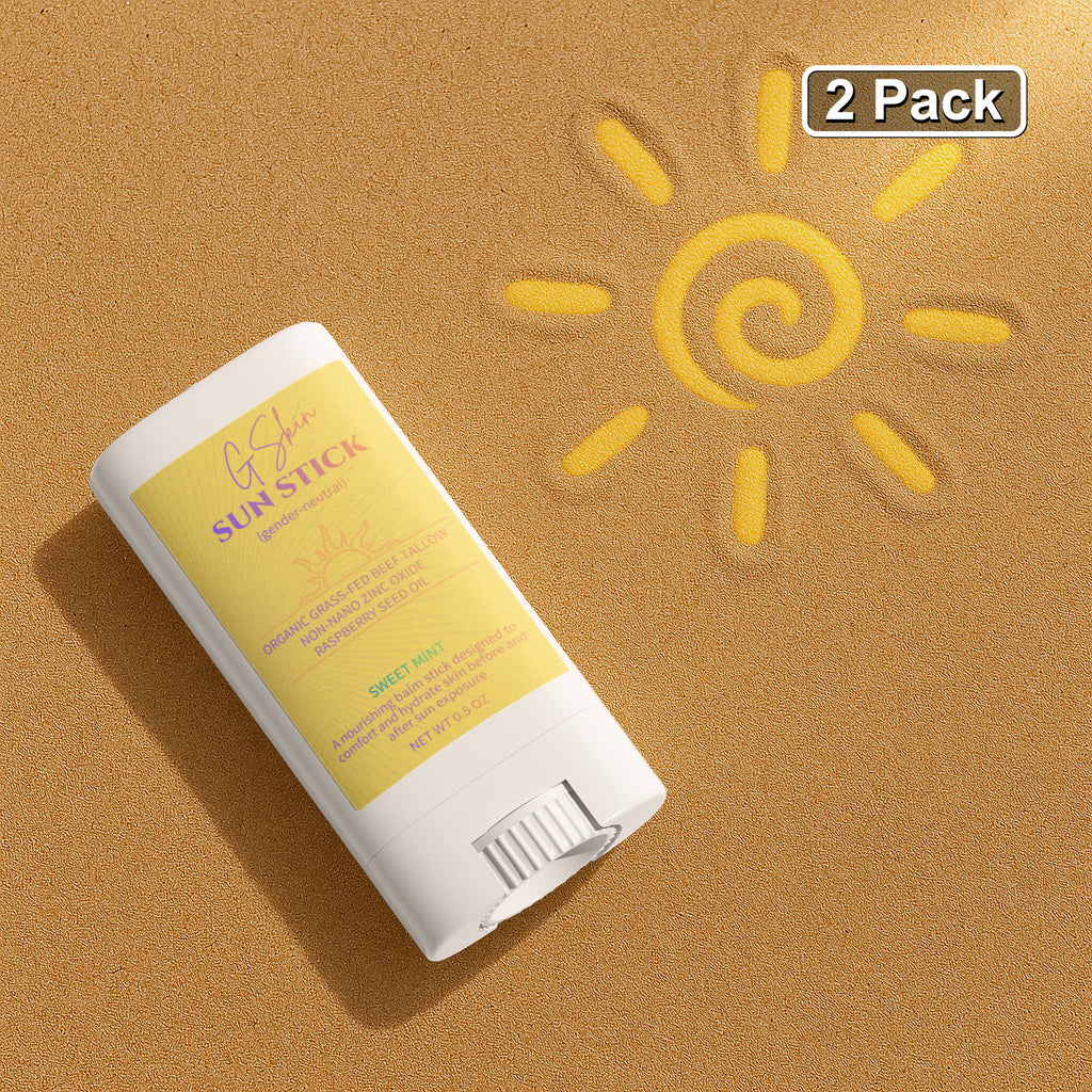 2 Pack Tallow Zinc Sun Stick
