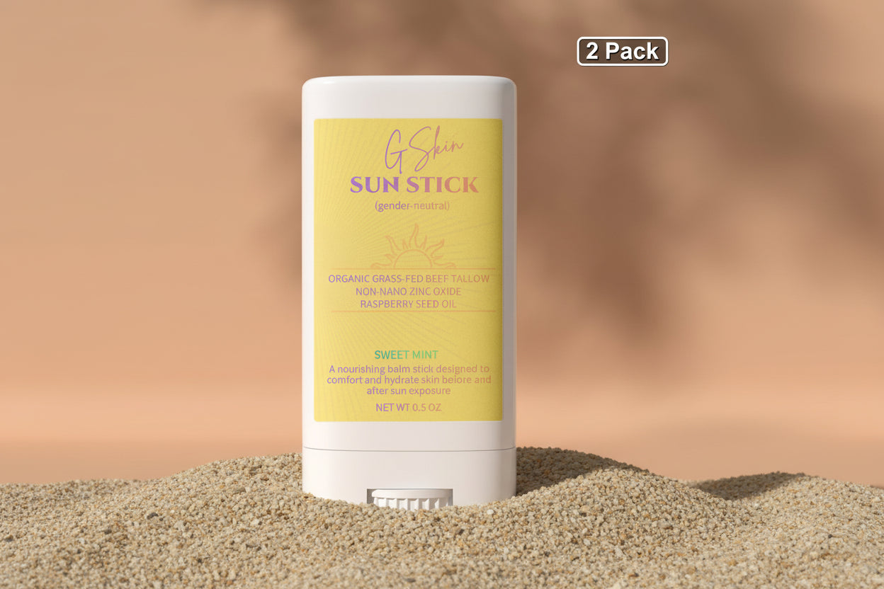 2 Pack Tallow Zinc Sun Stick