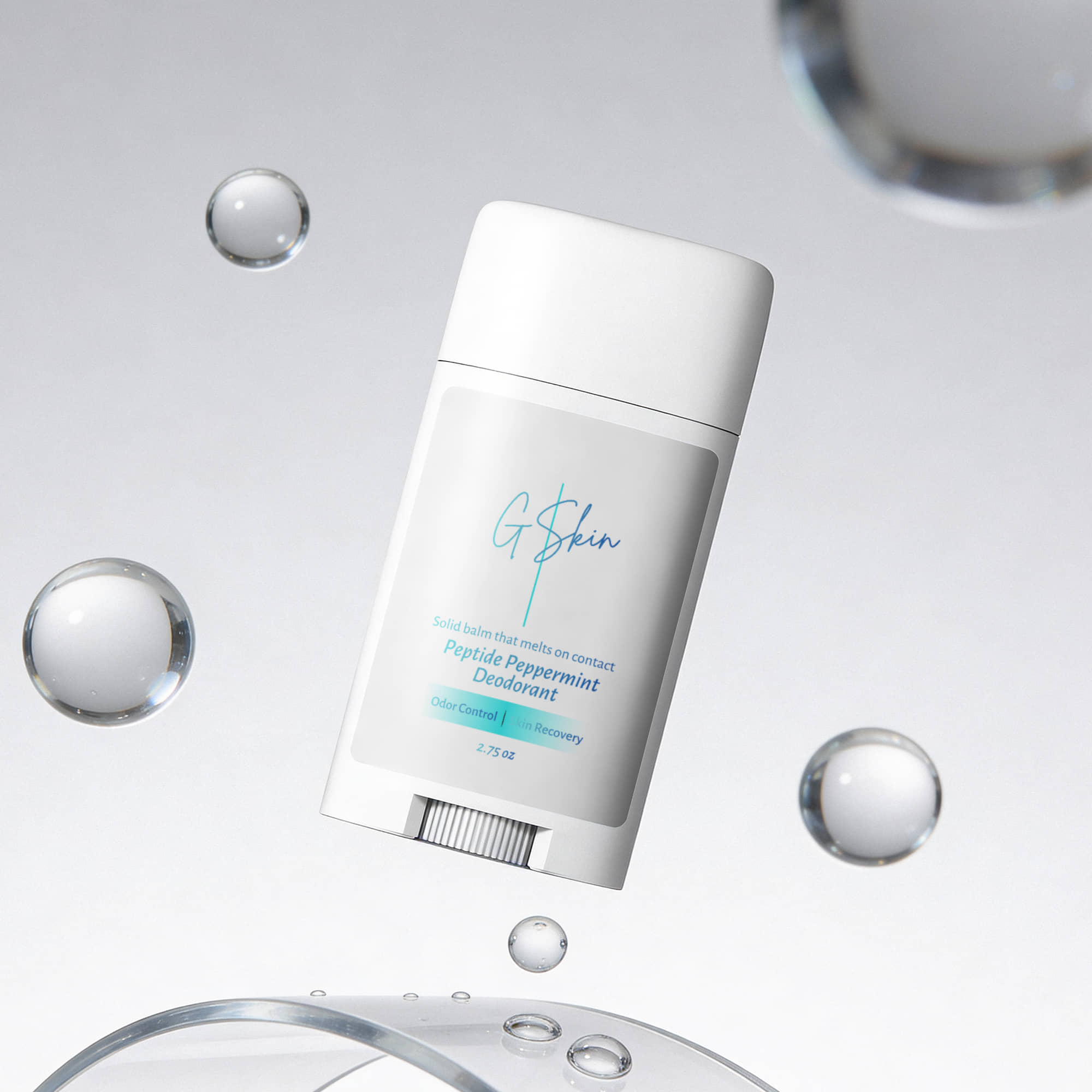 2 Pack Peptide Peppermint Deodorant