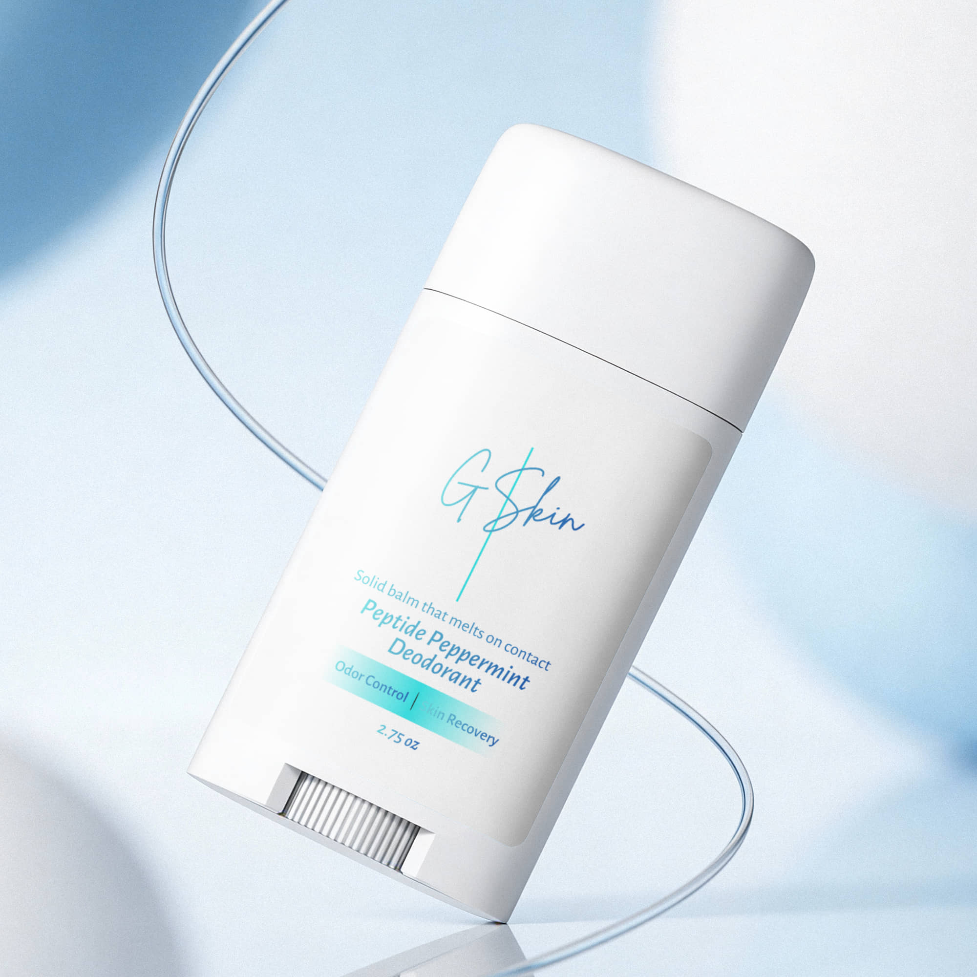 2 Pack Peptide Peppermint Deodorant