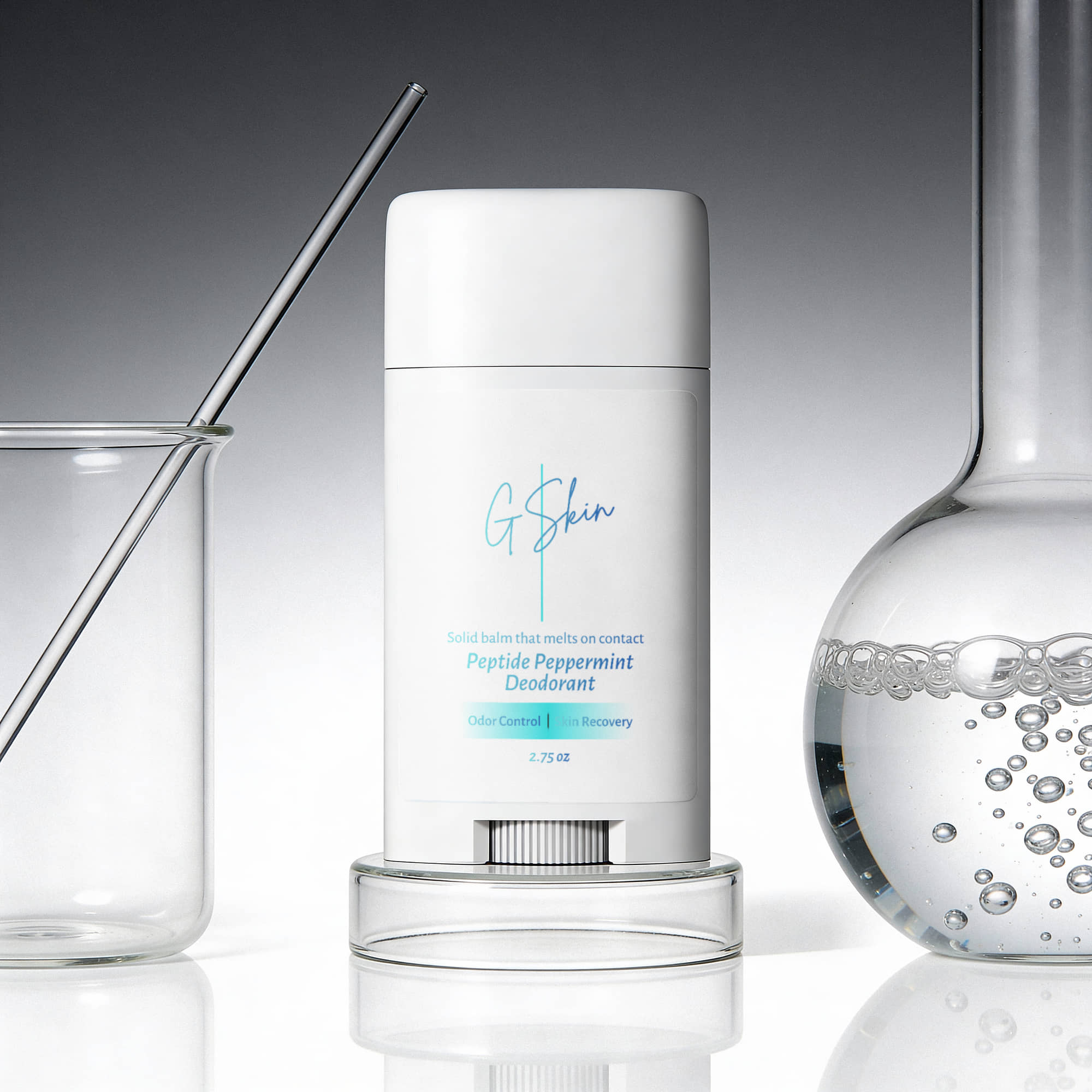2 Pack Peptide Peppermint Deodorant