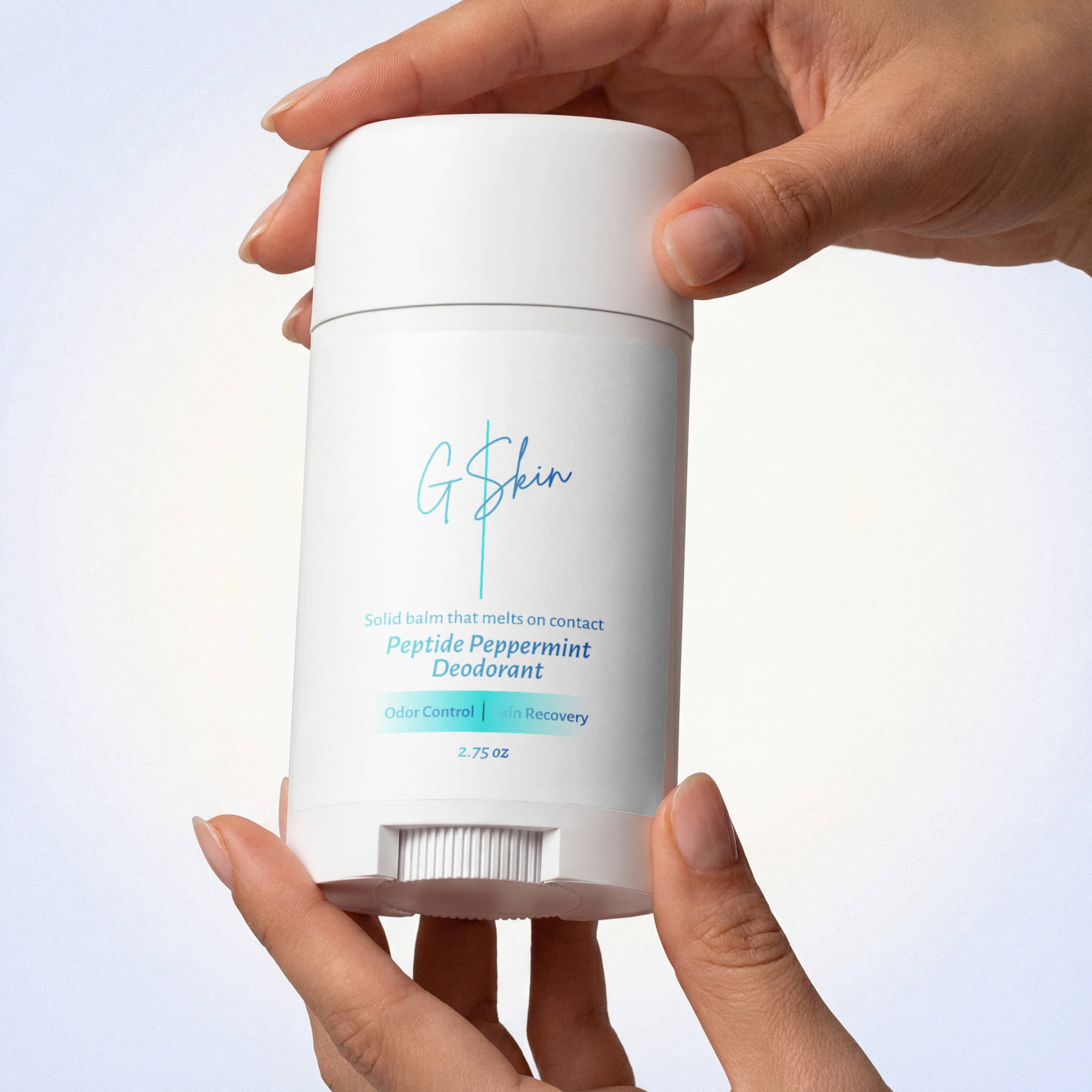 2 Pack Peptide Peppermint Deodorant