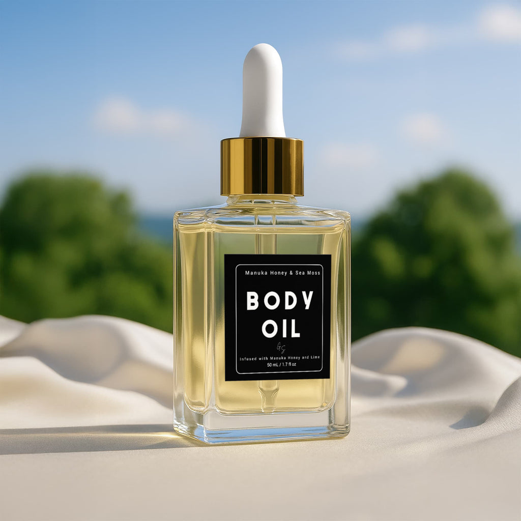 Manuka Honey, Lime, Sea Moss Post-Shave Oil