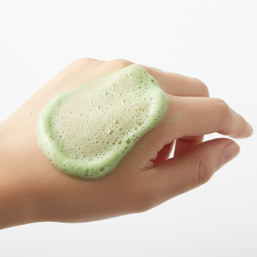 Kale Face Cleanser Swatch