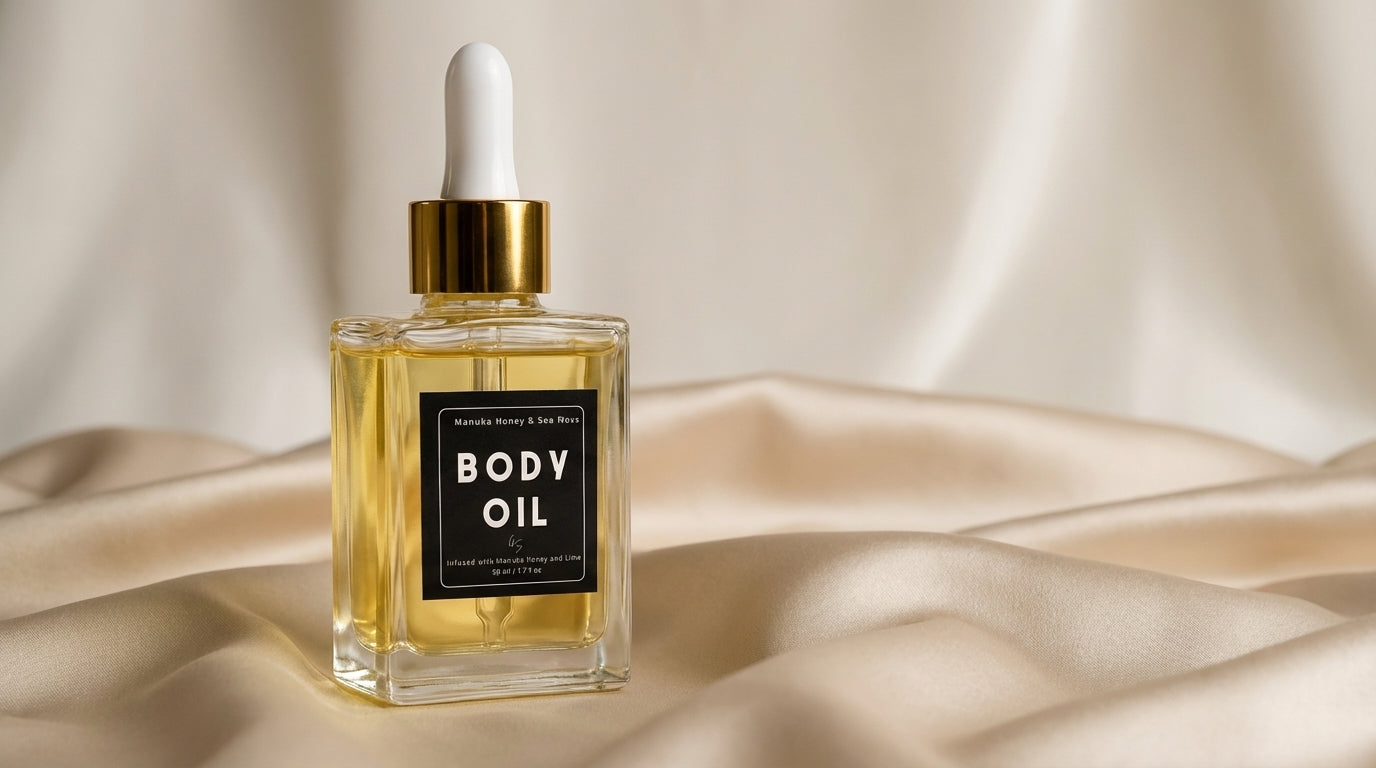 Manuka Honey, Lime, Sea Moss Post-Shave Oil