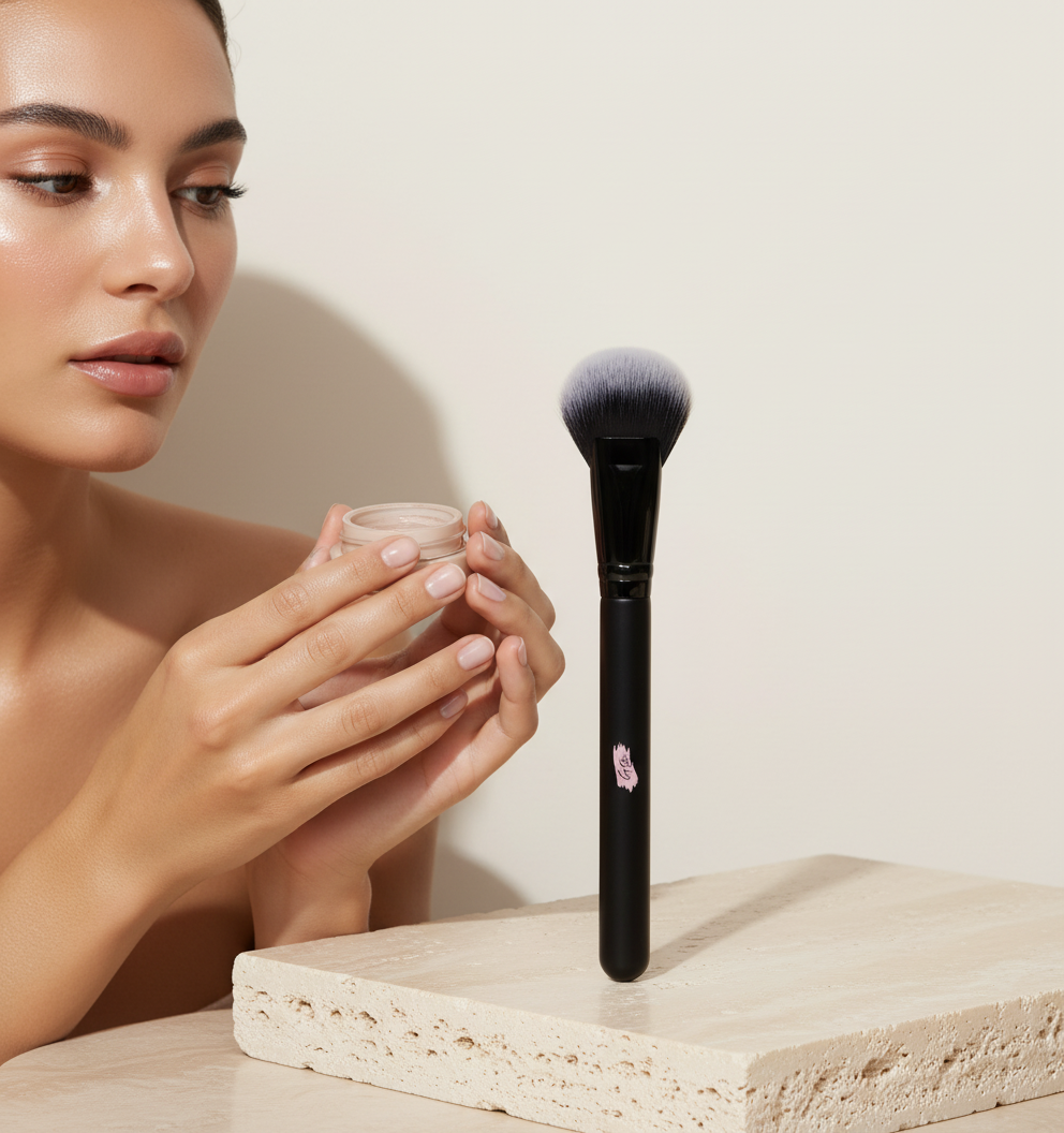 G Skin Cheek Fan Brush