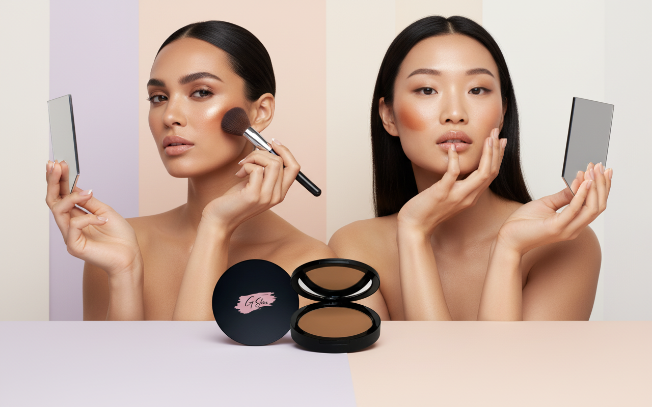 G Skin Dual Blend Powder Foundation - Gingerbread