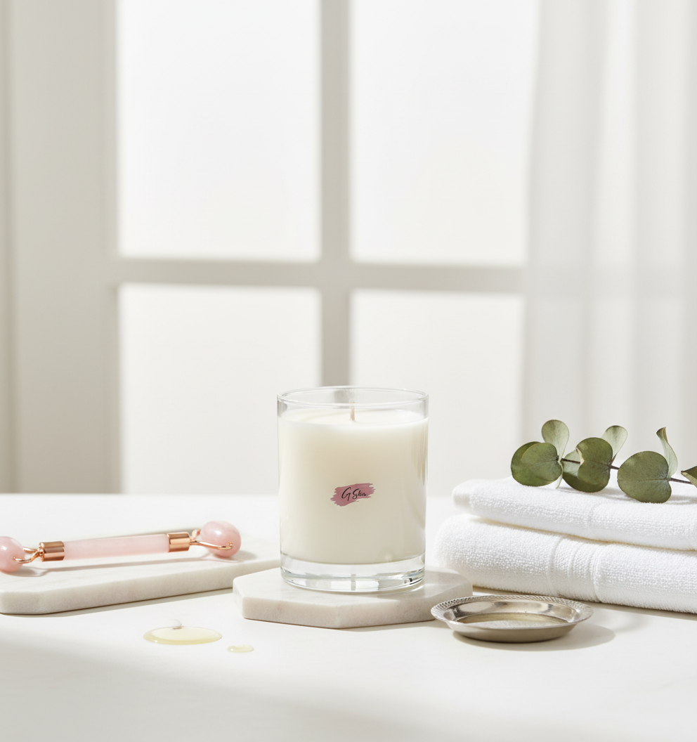 G Skin Scented Candle - Sandalwood + Tobacco
