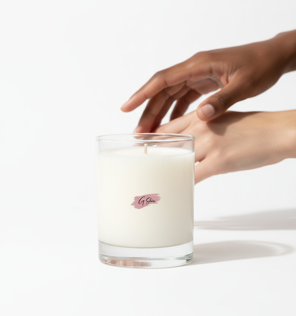 G Skin Scented Candle - Sandalwood + Tobacco