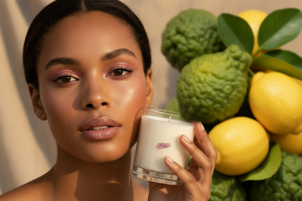G Skin Scented Candle - Bergamot + Lemon