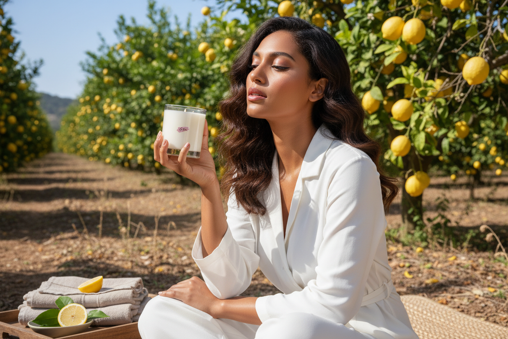 G Skin Scented Candle - Bergamot + Lemon