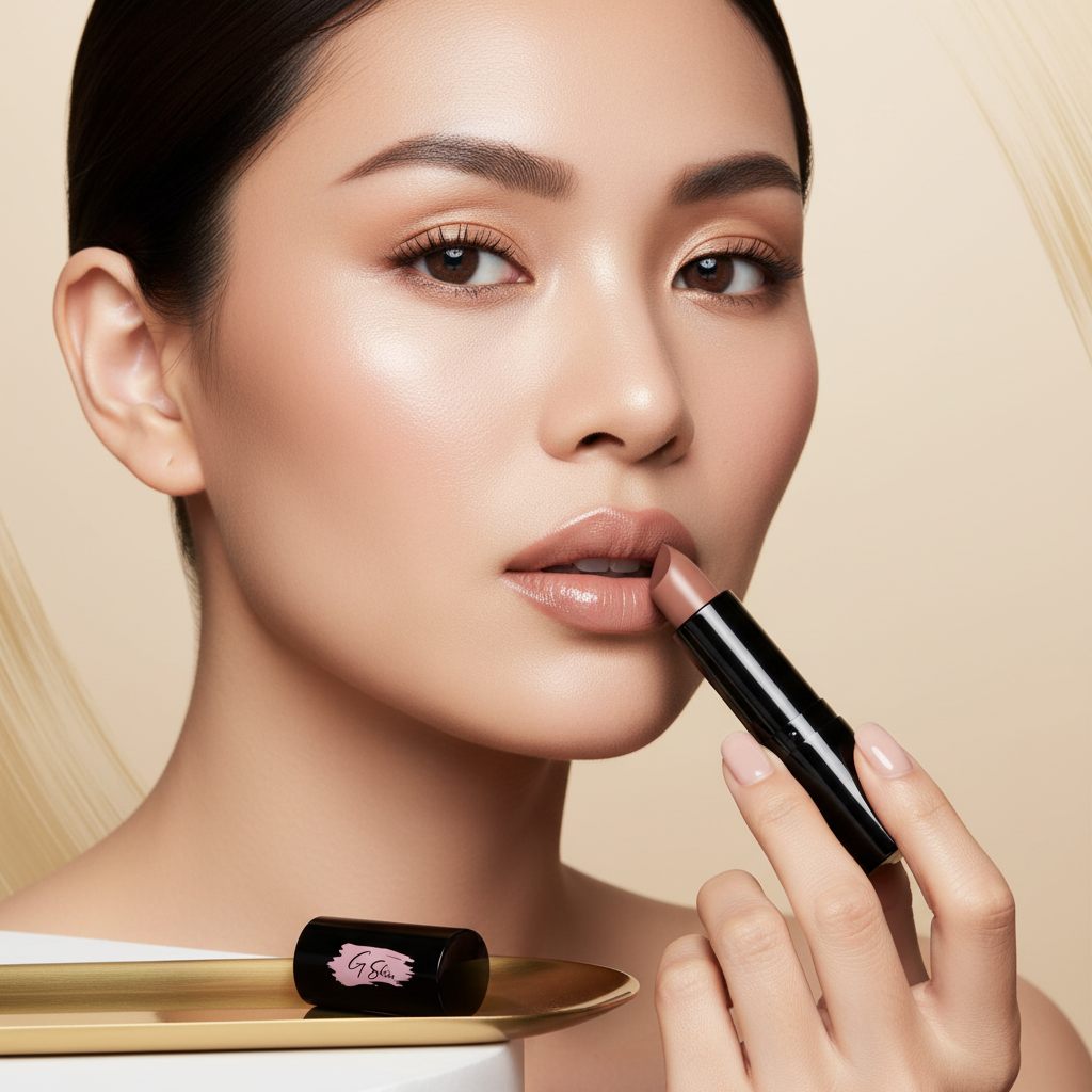 G Skin Luxury Cream Lipstick - Naughty Nude