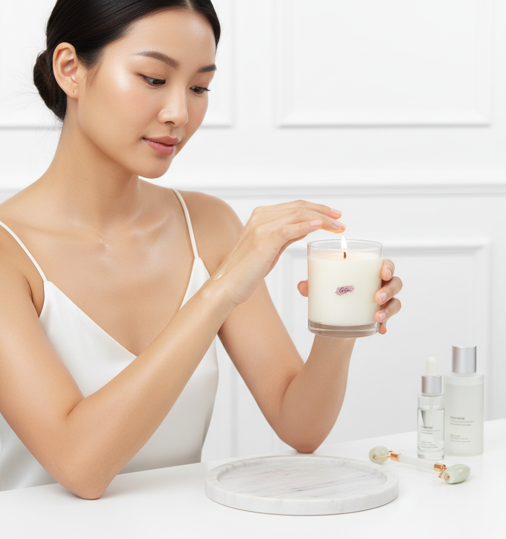 G Skin Scented Candle - Sandalwood + Tobacco